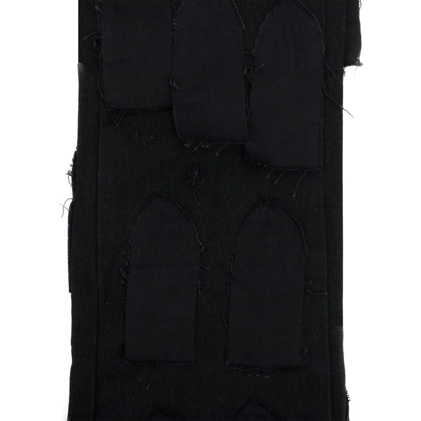 BLACK FLYAWAY STRAIGHT-FIT JEANS