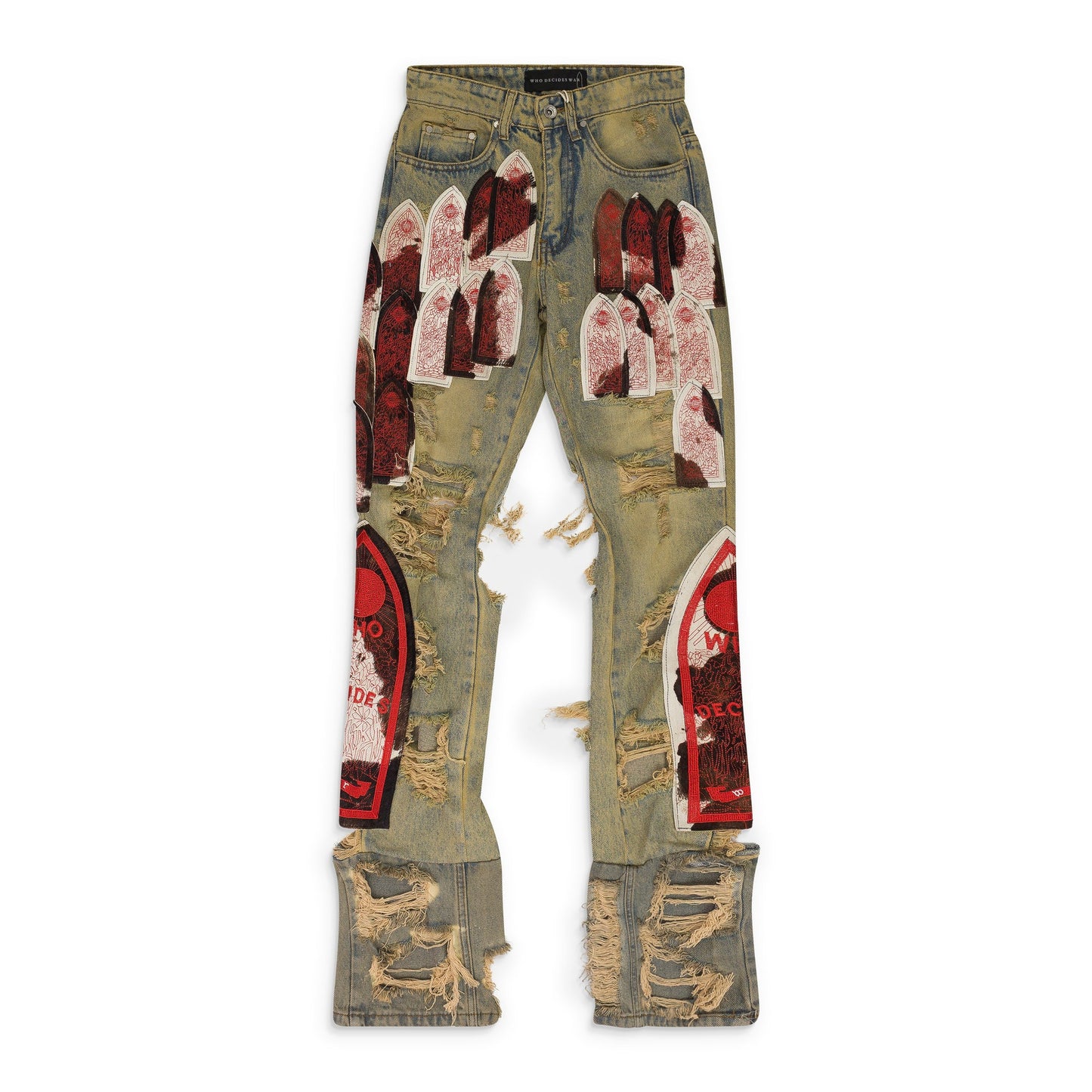 MULTI SANGRE STRAIGHT-FIT JEANS