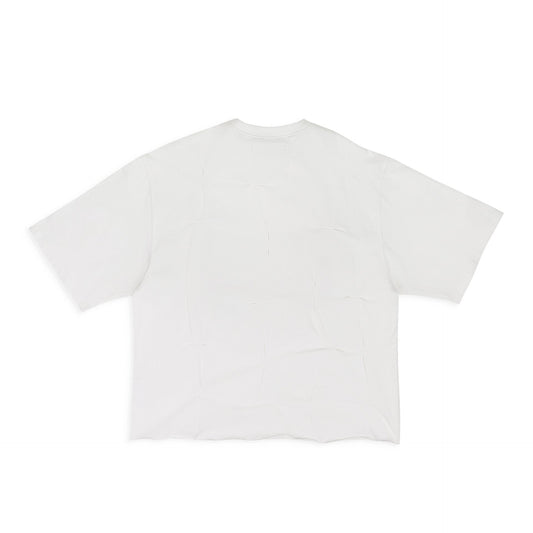 MULTICOLOR GATHERED BEACH JERSEY T-SHIRT
