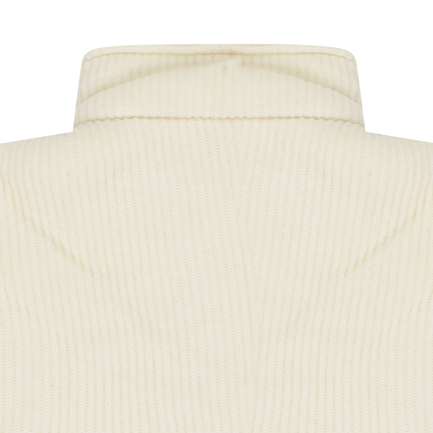IVORY PUFFED RUGBY BUTTON-DOWN SHIRT