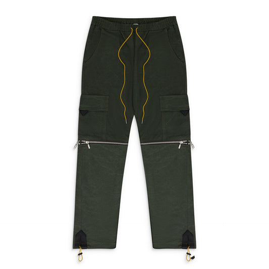 GREEN TRACK PANTS