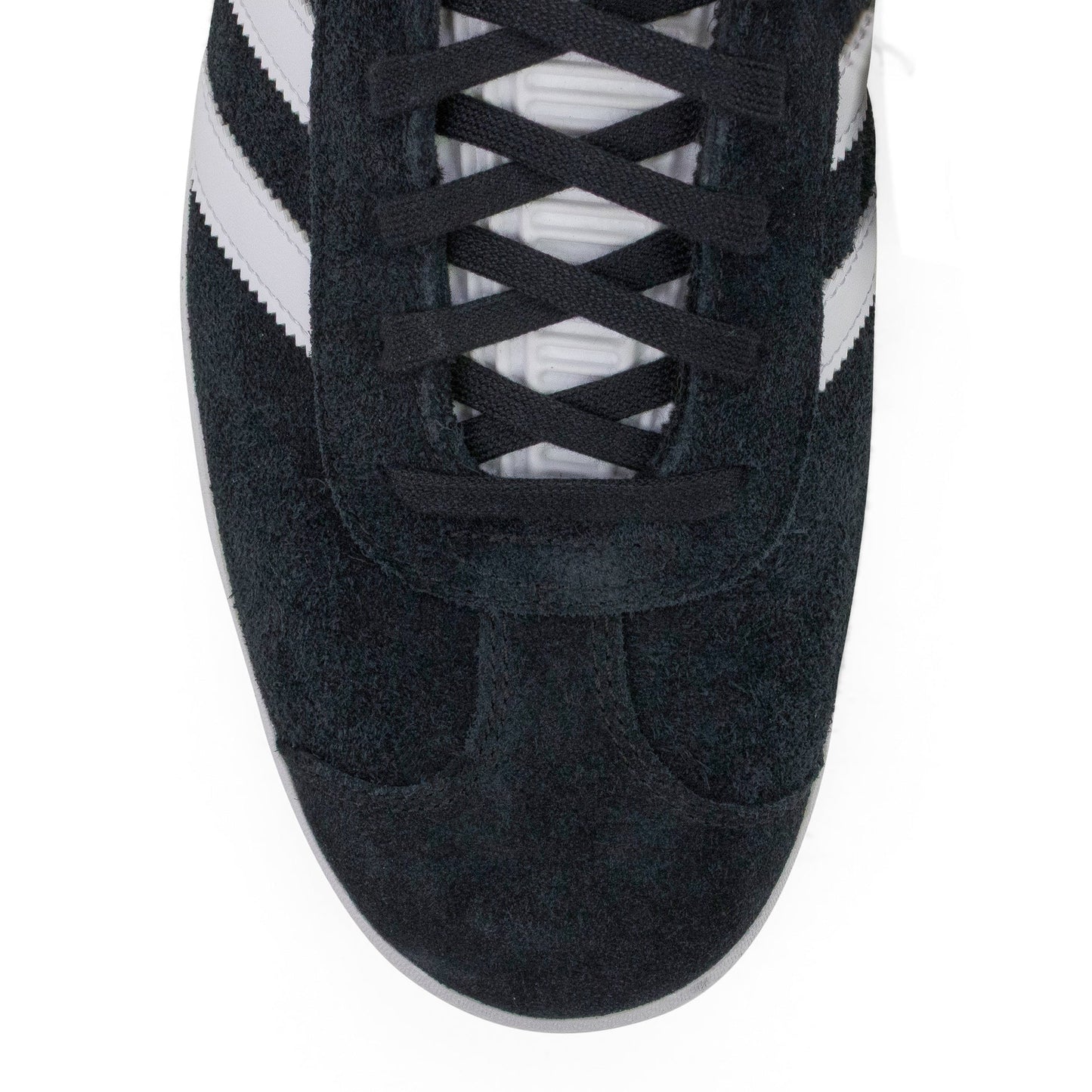 BLACK/WHITE/GOLD GAZELLE SNEAKERS