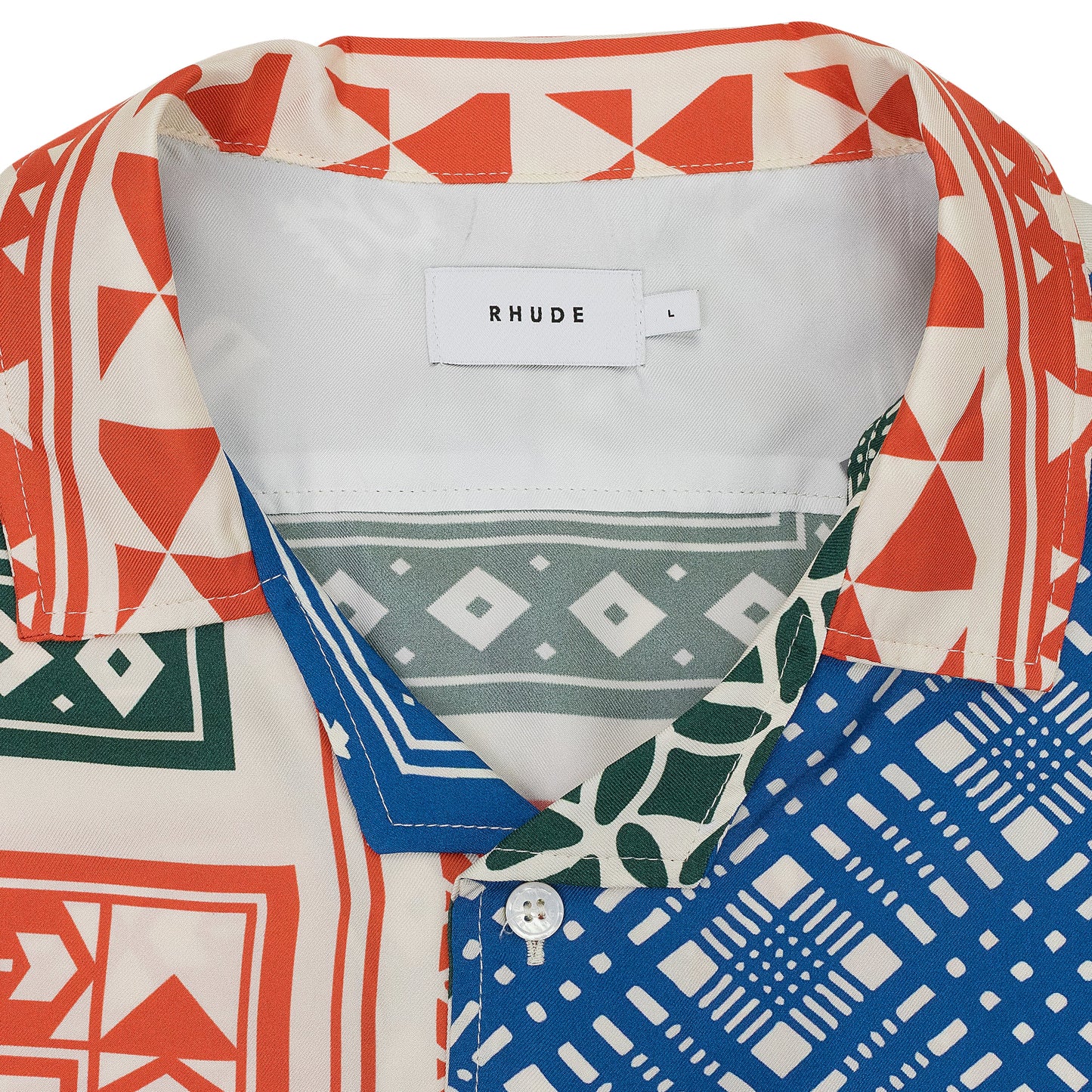 MULTICOLOR CARD BUTTON-DOWN SHIRT