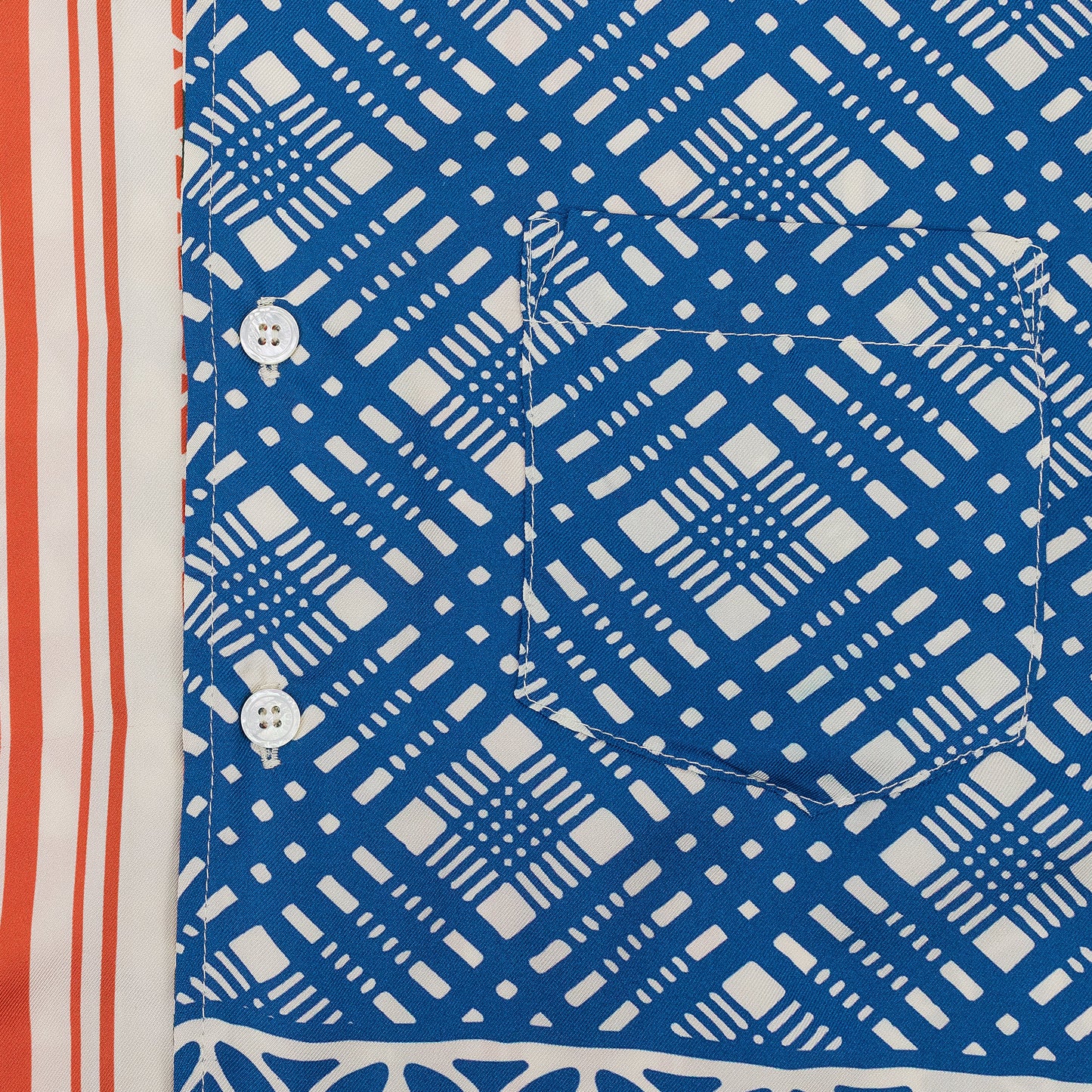 MULTICOLOR CARD BUTTON-DOWN SHIRT