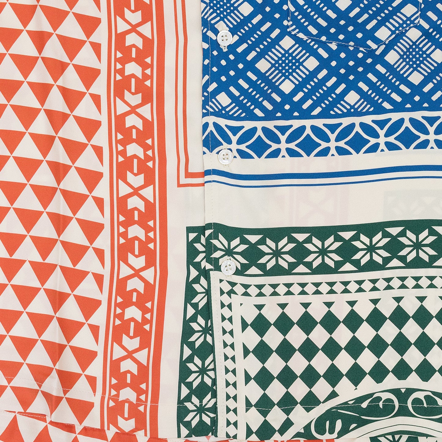 MULTICOLOR CARD BUTTON-DOWN SHIRT