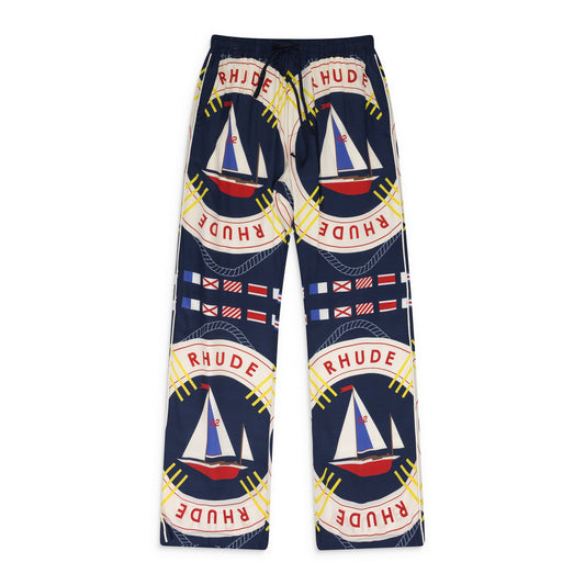 BLUE FLAG SAIL SILK TRACK PANTS