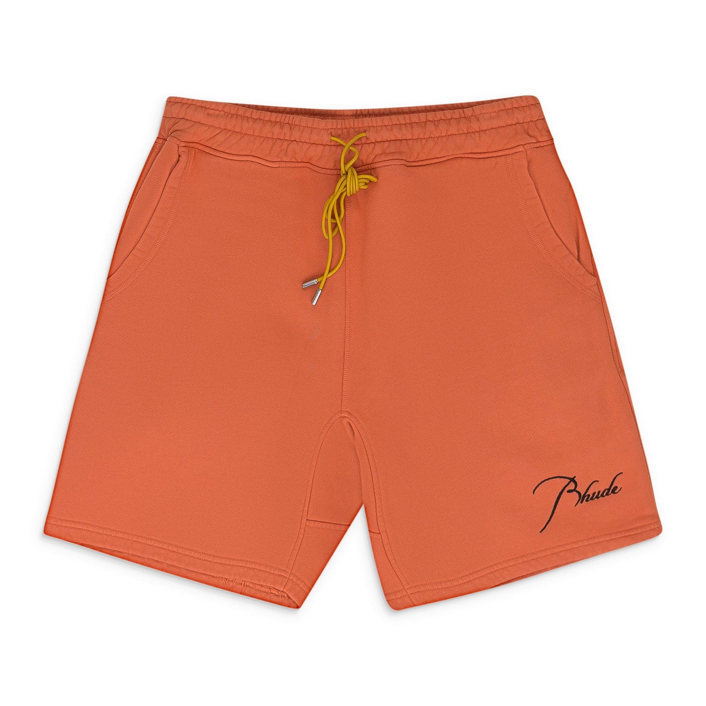 ORANGE SCRIPT LOGO SHORTS