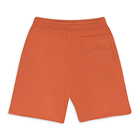 ORANGE SCRIPT LOGO SHORTS