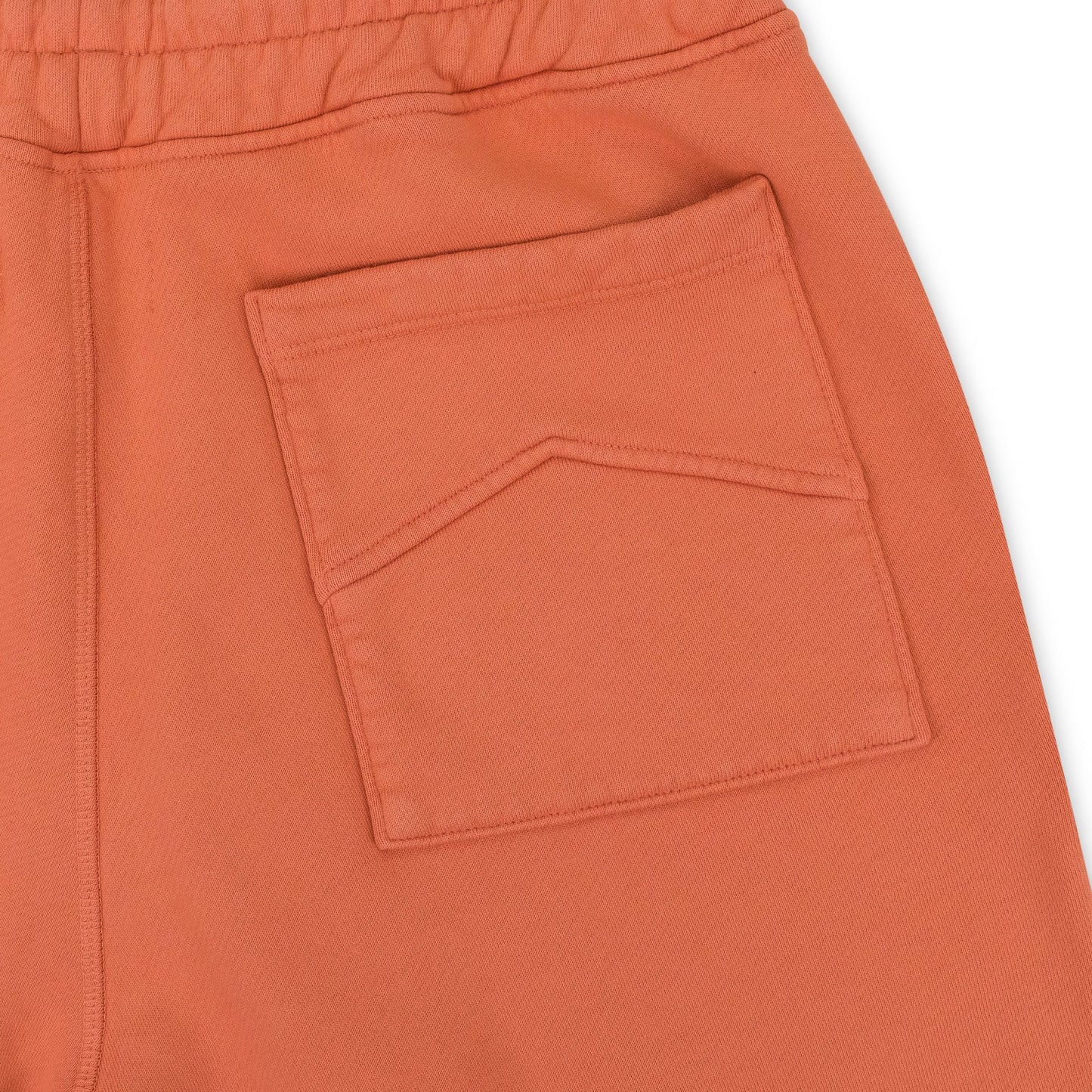 ORANGE SCRIPT LOGO SHORTS