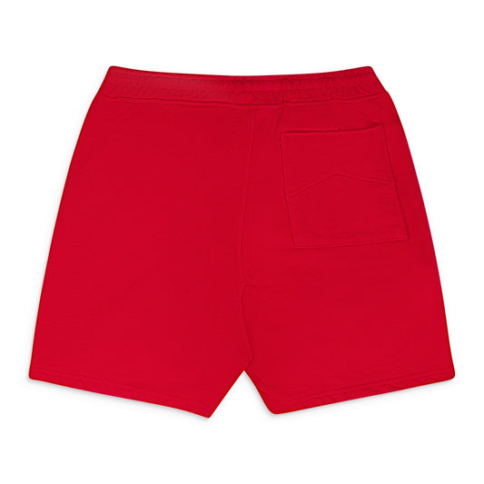 RED TERRY SHORTS