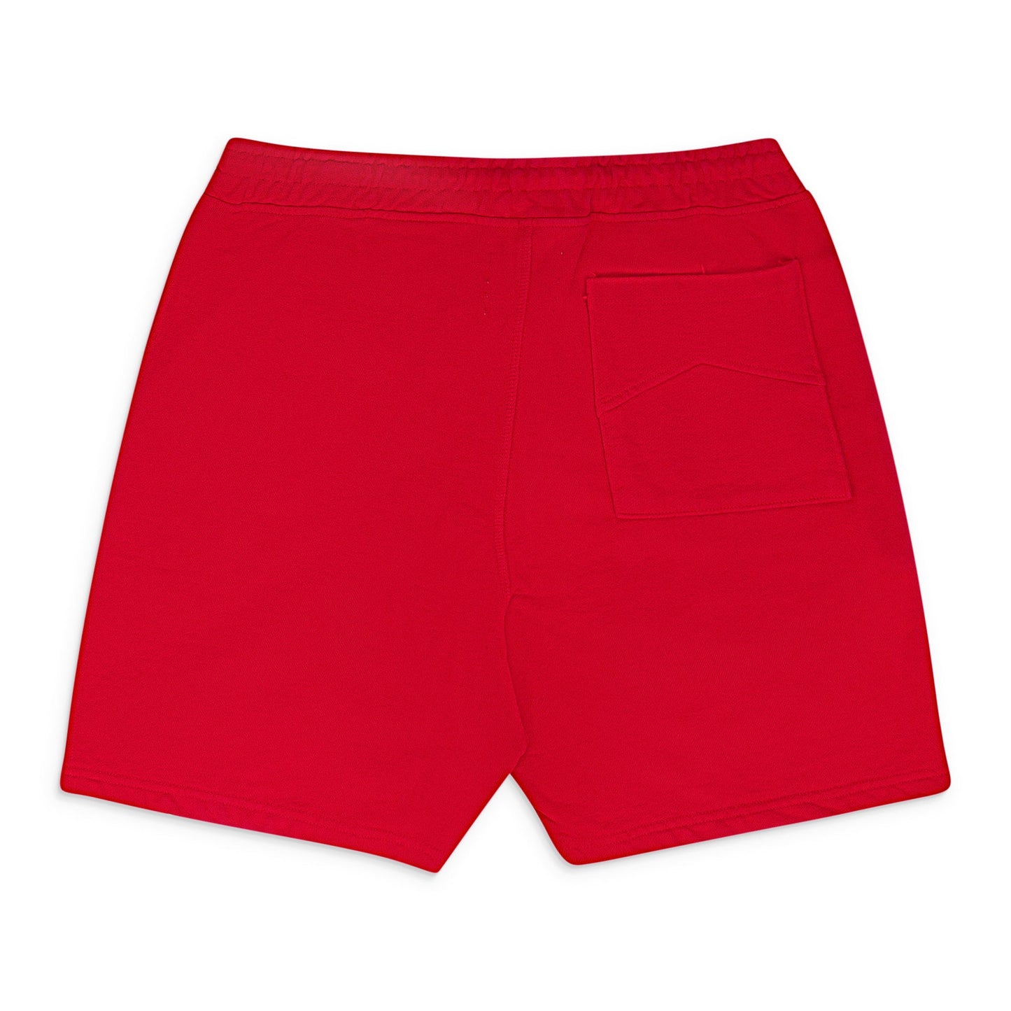 RED TERRY SHORTS