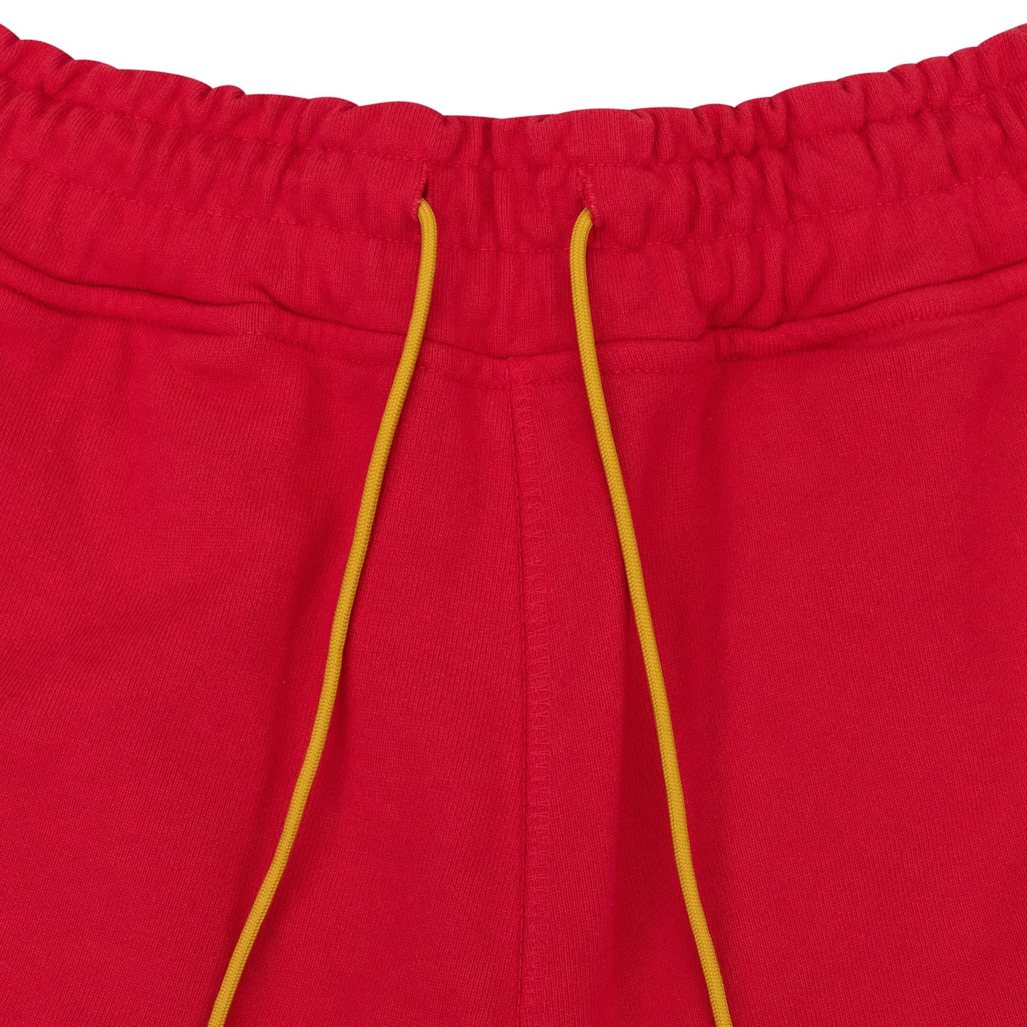 RED TERRY SHORTS