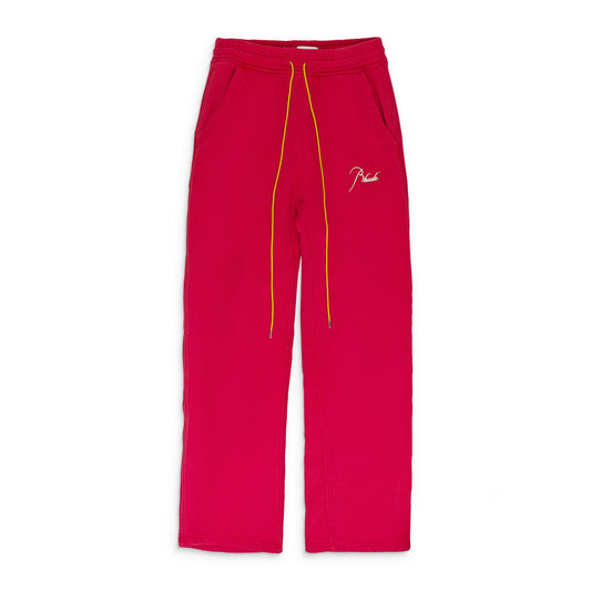 RED HEAVYWEIGHT SWEATPANTS