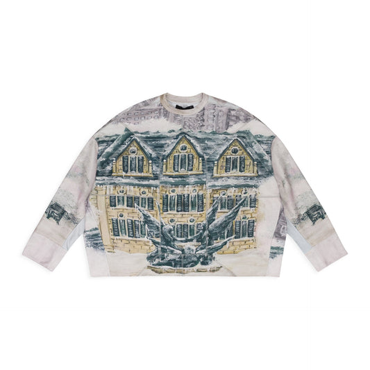 MULTI STATUE LONG SLEEVE T-SHIRT