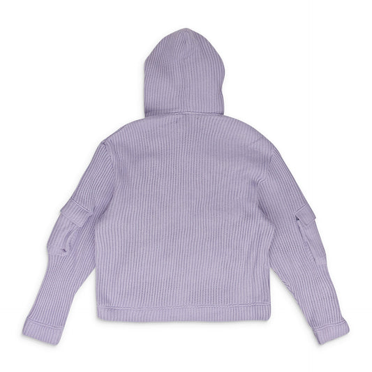 VIOLET MULTI POCKET SWEATSHIRT