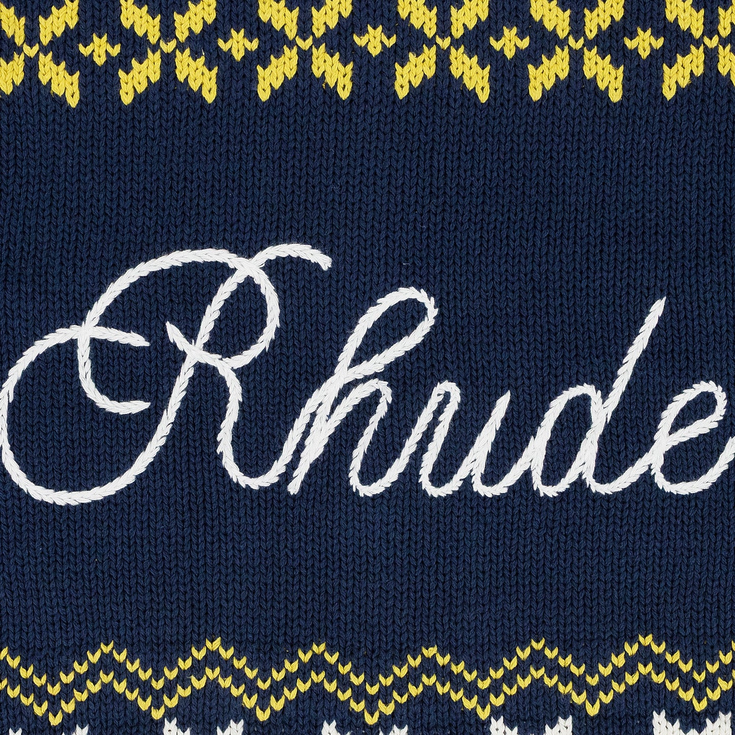 NAVY PALMA KNIT ZIP-UP SWEATER