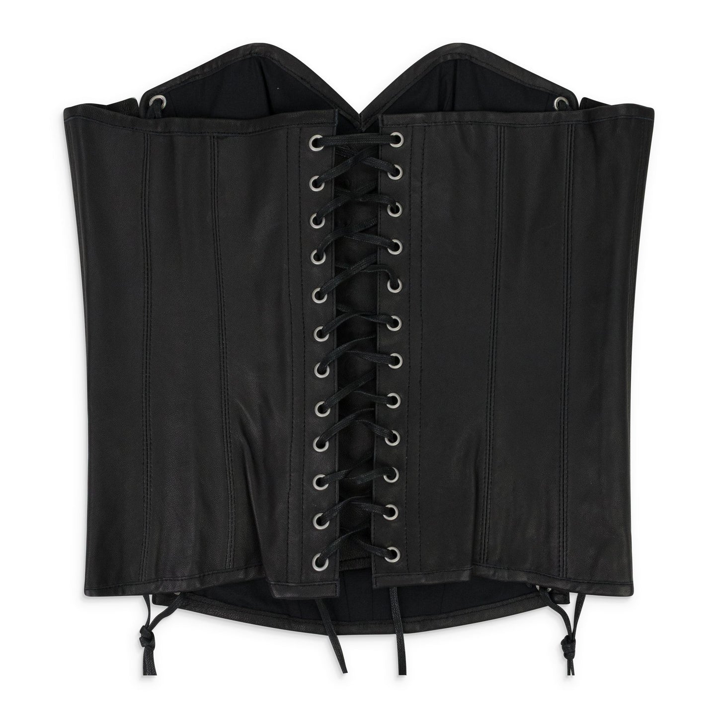 BLACK WINDOW LONGLINE CORSET