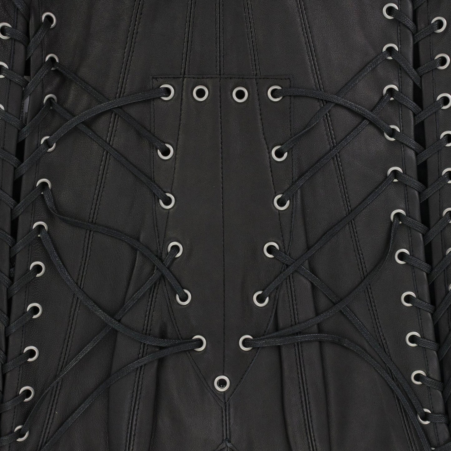 BLACK WINDOW LONGLINE CORSET