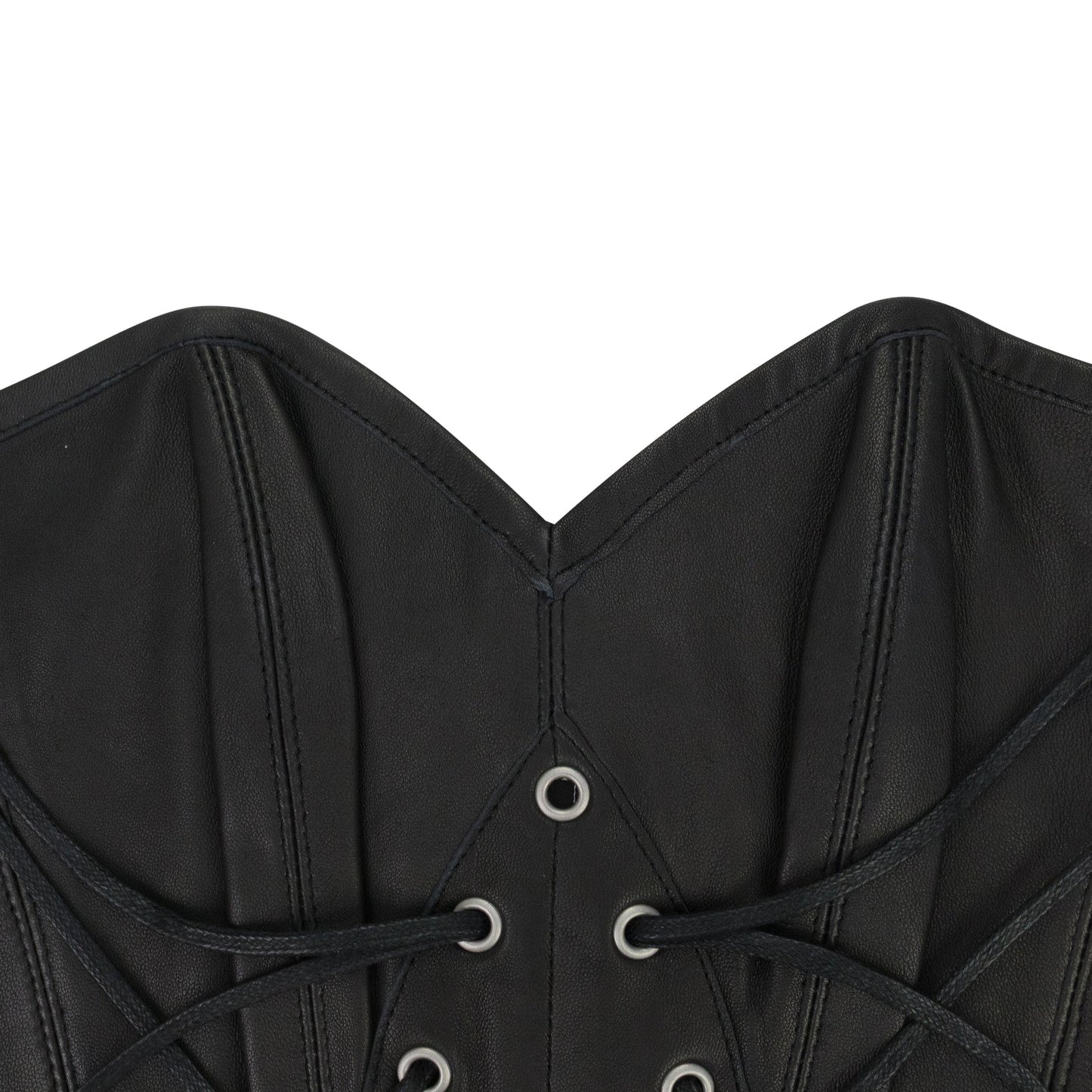 BLACK WINDOW LONGLINE CORSET