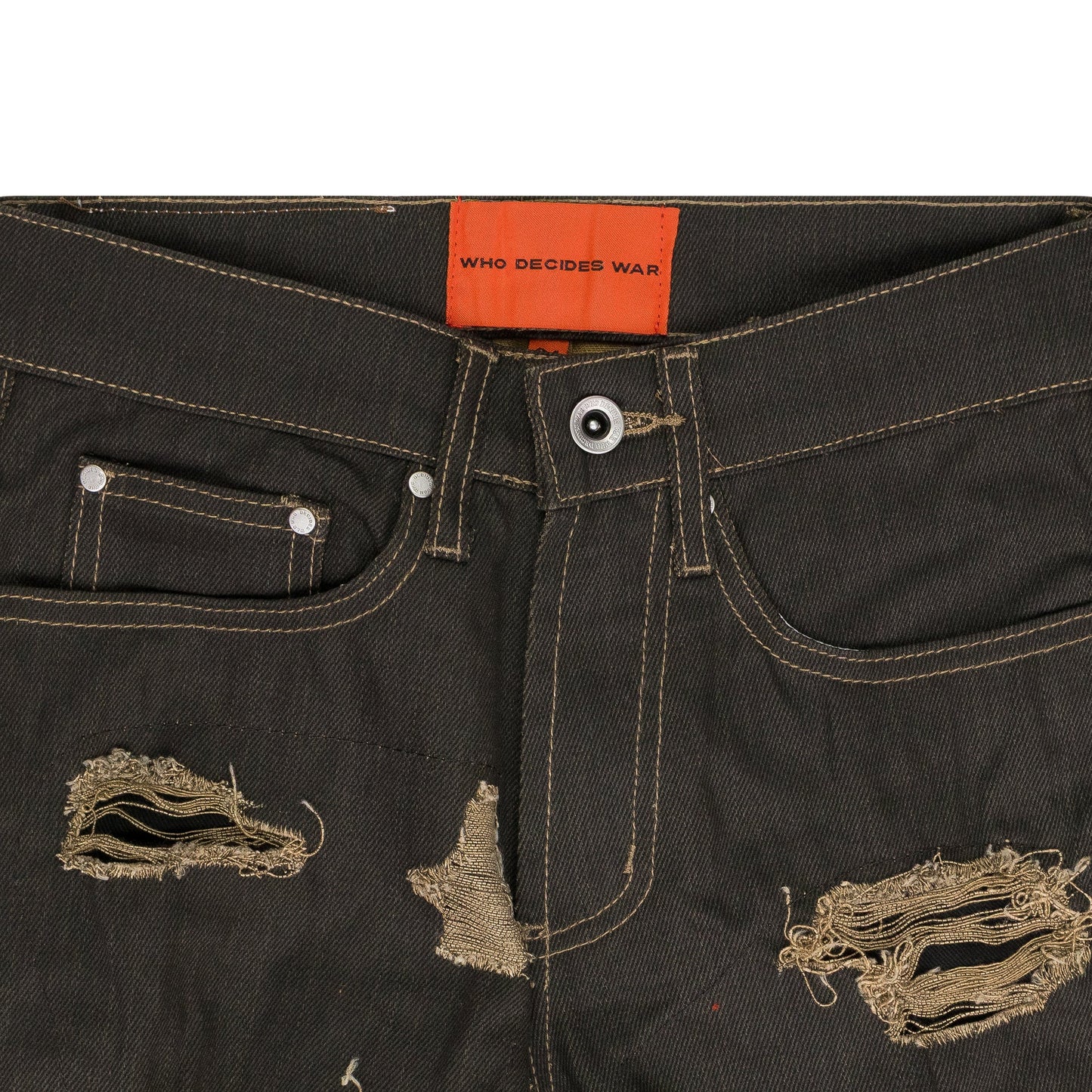 MULTICOLOR BARRIERS BOOTCUT JEANS