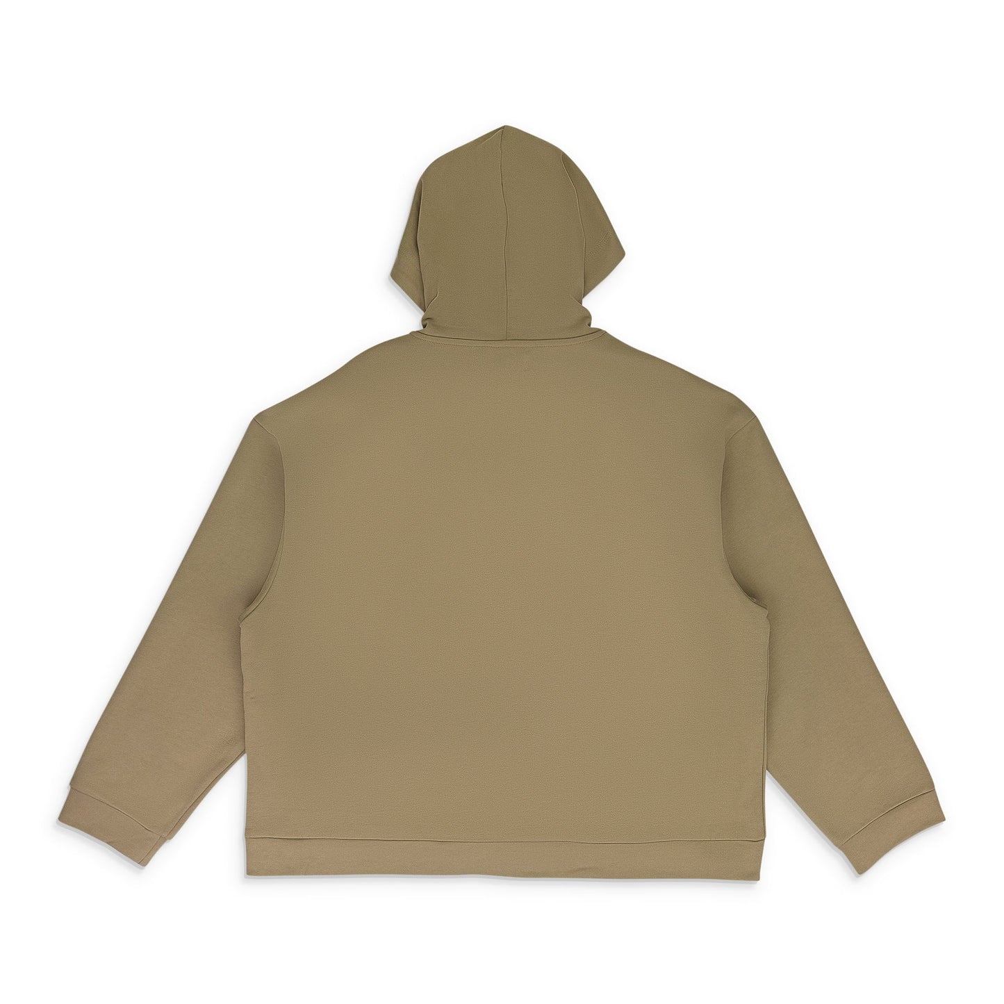 GREEN PATCHED HOODED SWEATSHIRT