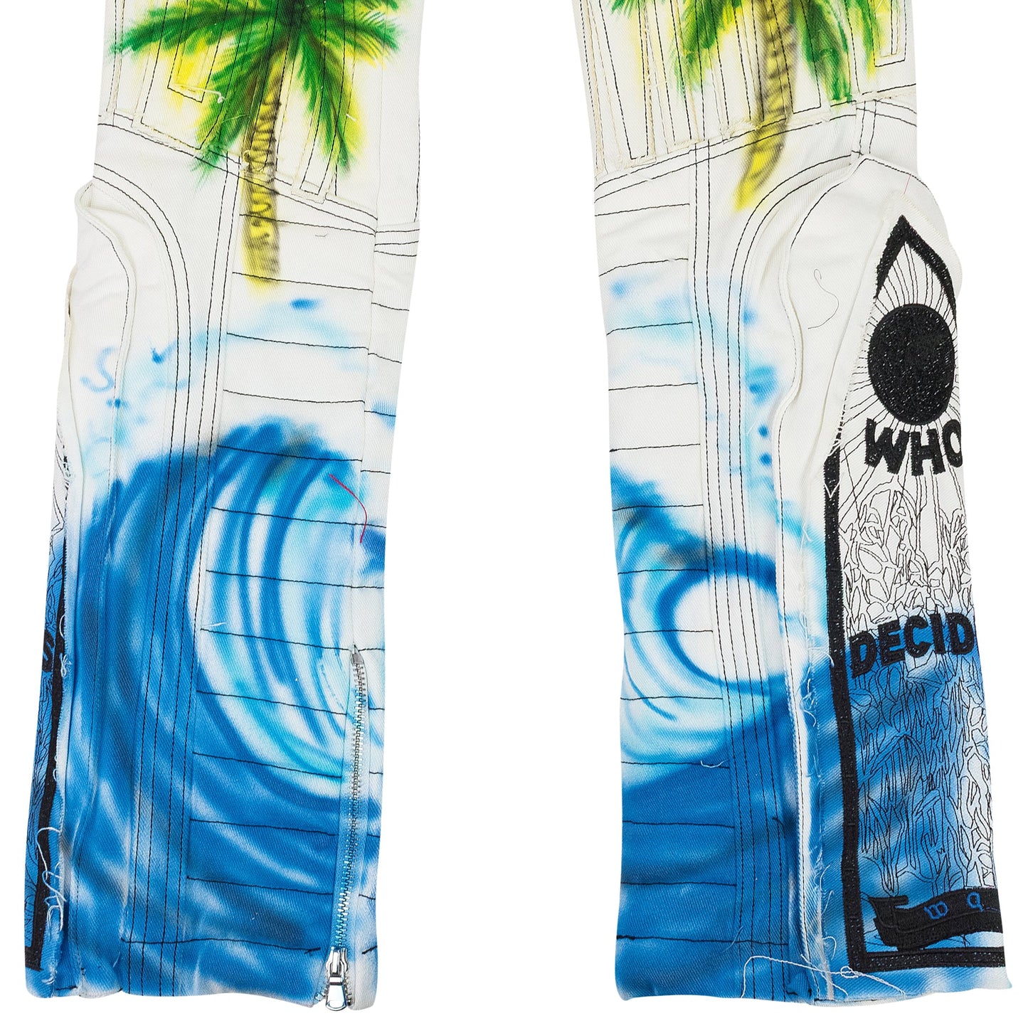 MULTI BRIDGETOWN STRAIGHT-FIT JEANS