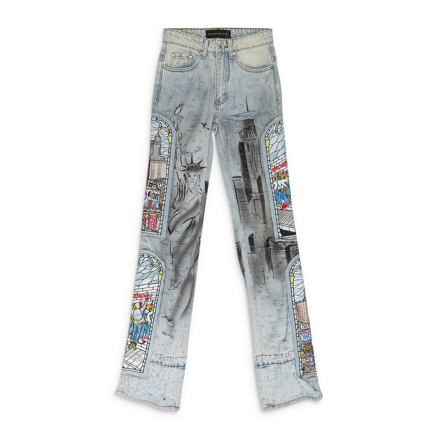 BLUE HIT STRAIGHT-FIT JEANS