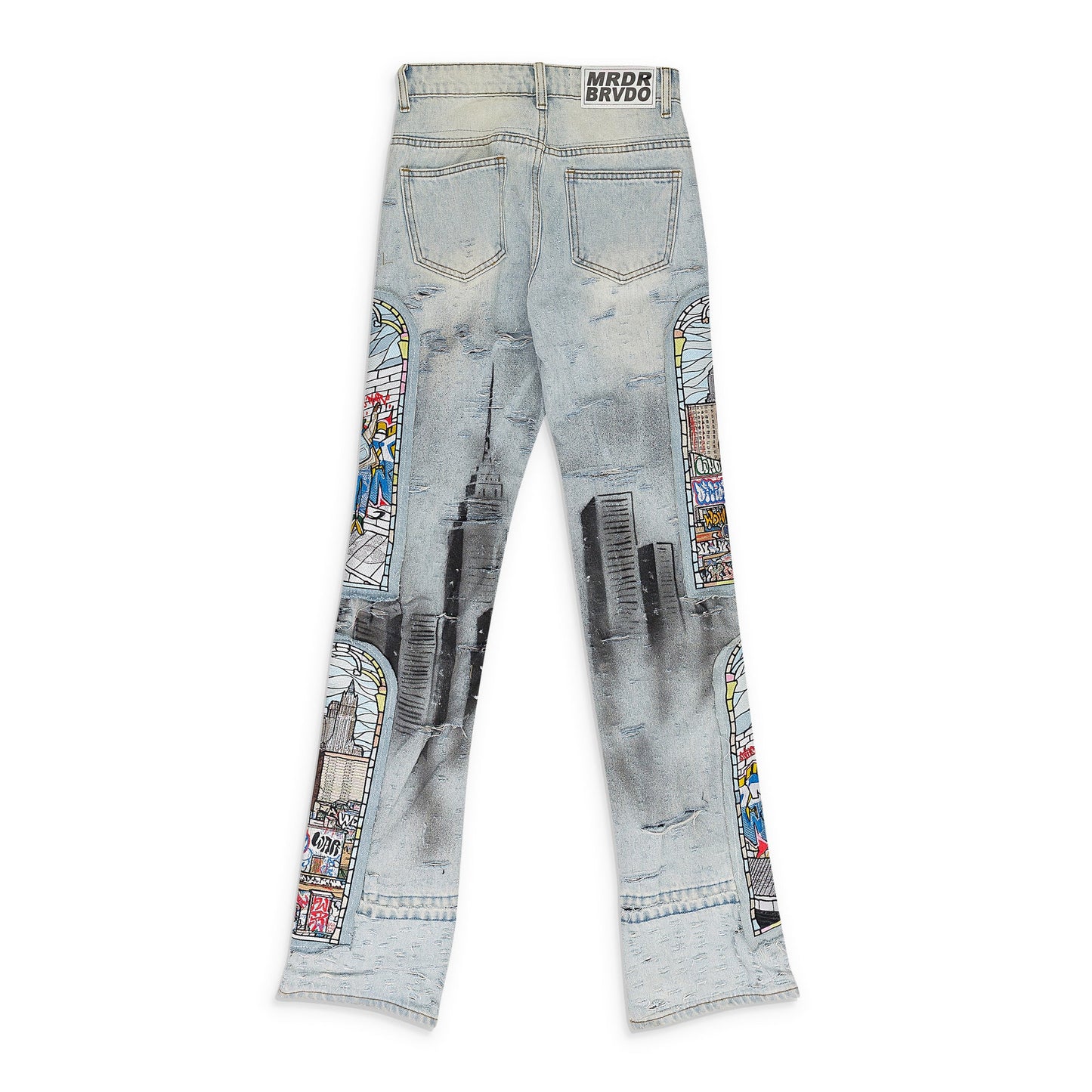 BLUE HIT STRAIGHT-FIT JEANS