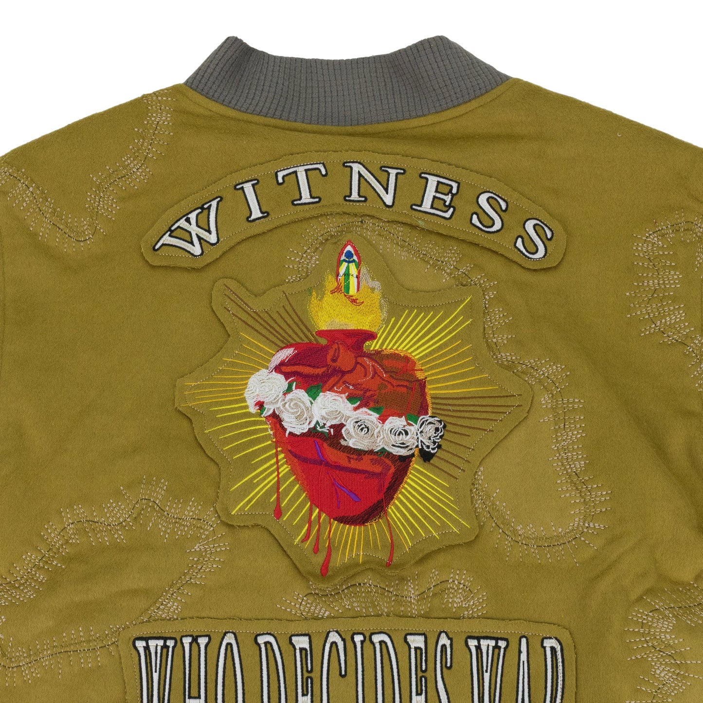 MUSTARD NAMESAKE VARSITY JACKET