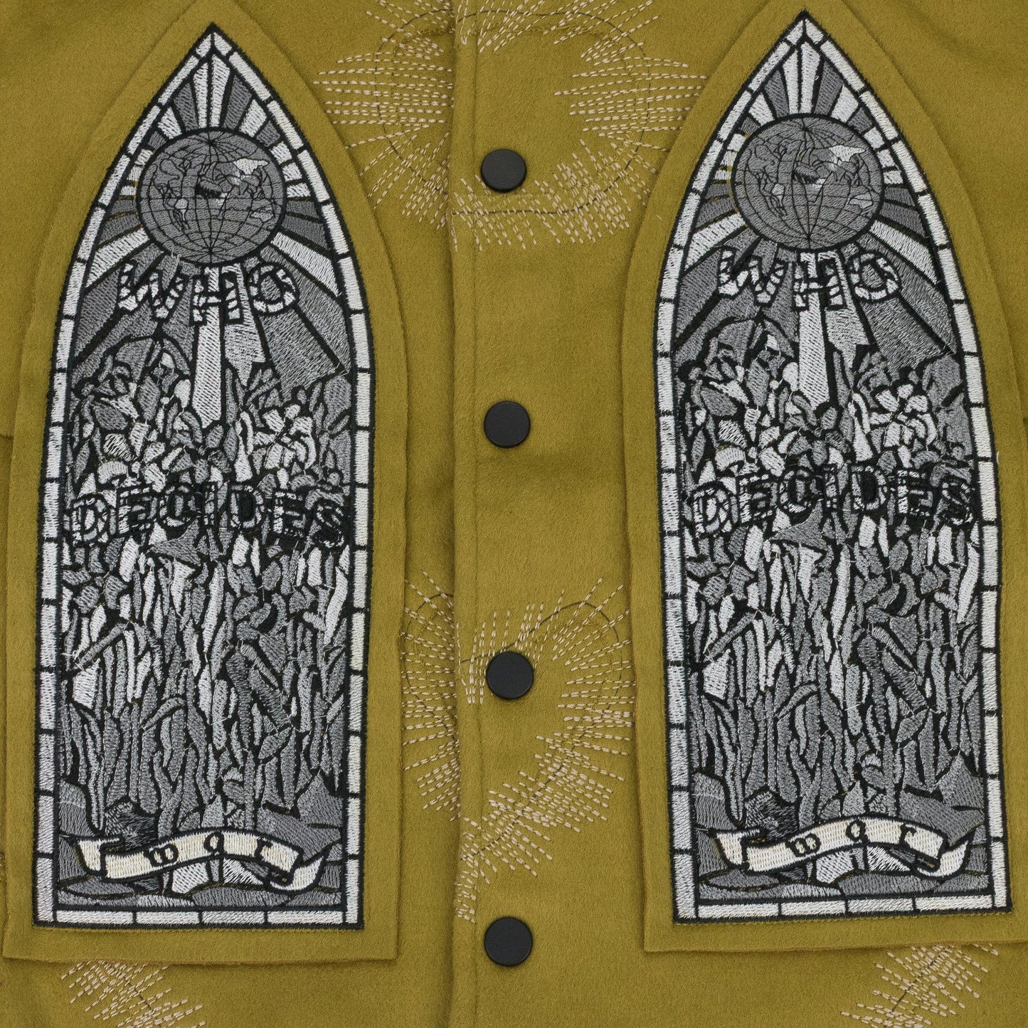 MUSTARD NAMESAKE VARSITY JACKET