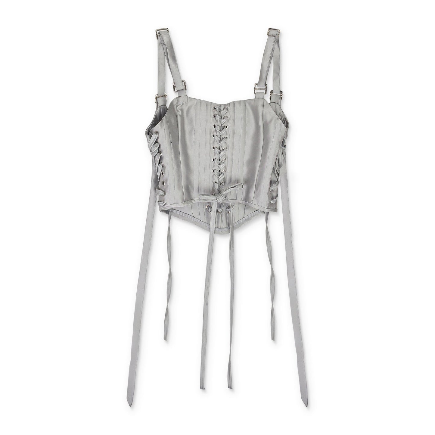 GREEN TAILORED DEEP NECK CORSET