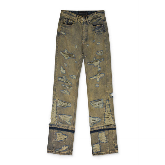 RUST GNARLY STRAIGHT-FIT JEANS
