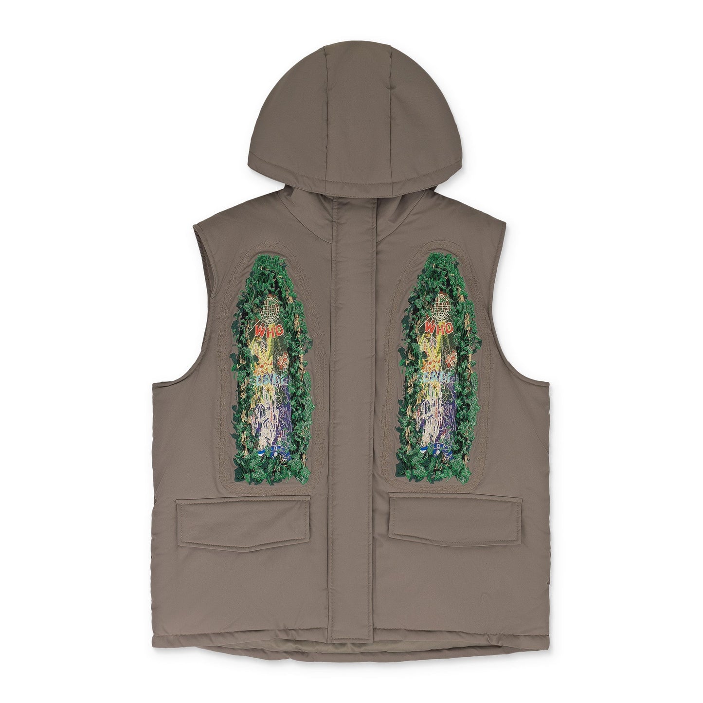 GREEN GARDEN GLASS VEST