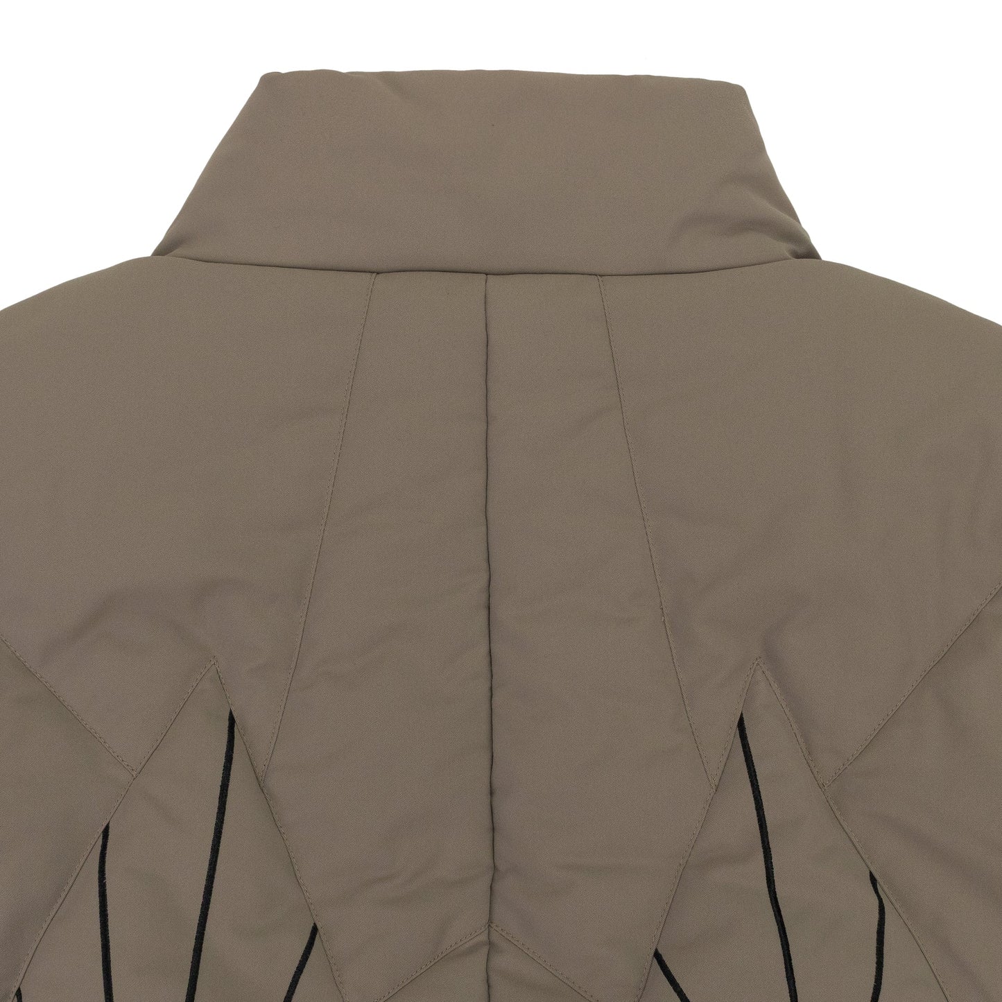 GRAY EMBROIDERED BOMBER