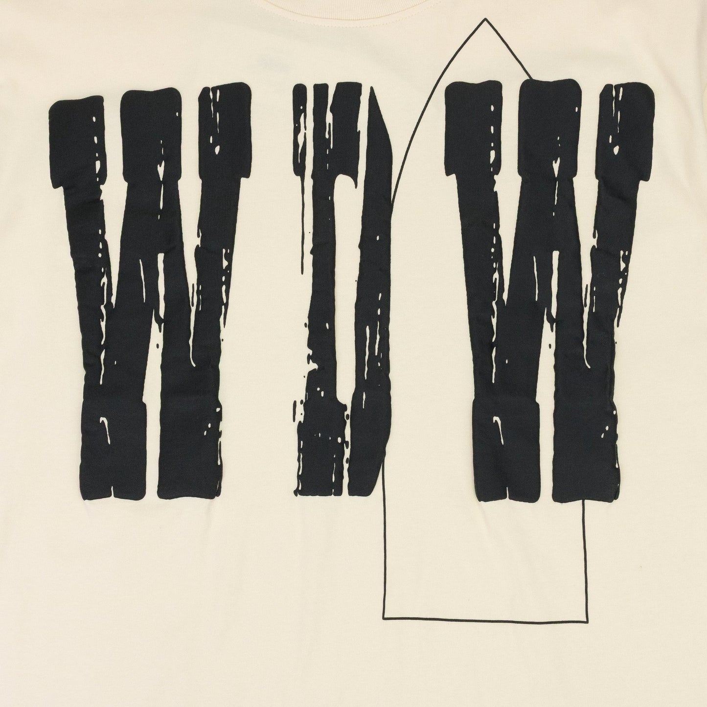 IVORY WDW WASH LONG SLEEVE T-SHIRT