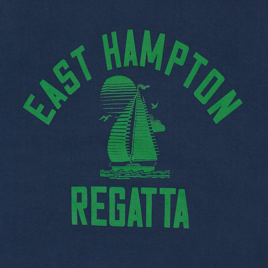 NAVY HAMPTON REGATTA CREWNECK SWEATSHIRT