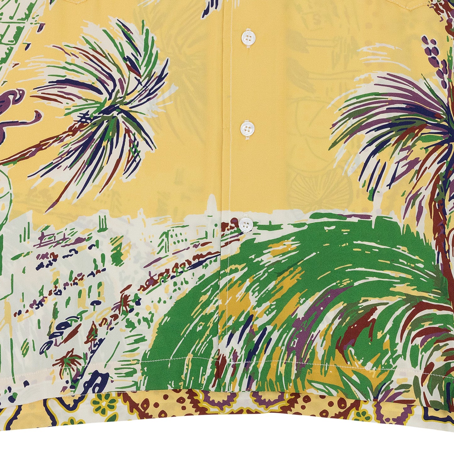 MULTICOLOR PALMINA SILK LS BUTTON-DOWN SHIRT