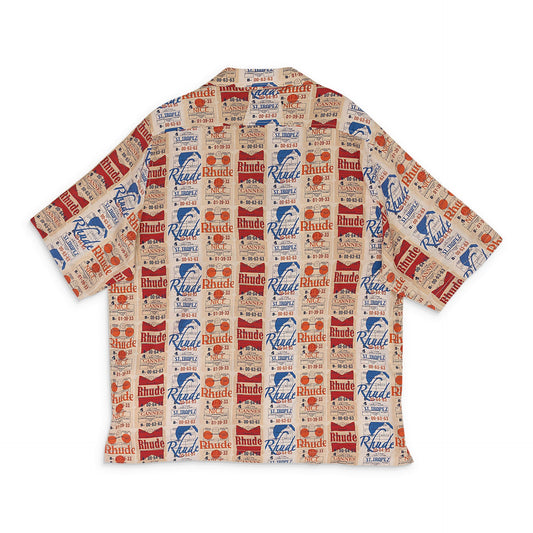 MULTICOLOR VOYAGE DE SILK BUTTON-DOWN SHIRT
