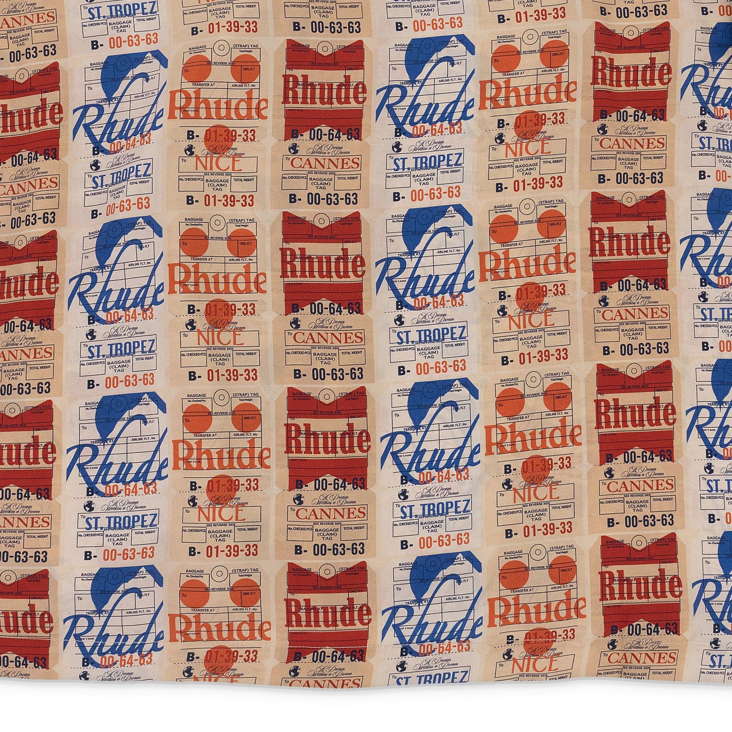 MULTICOLOR VOYAGE DE SILK BUTTON-DOWN SHIRT