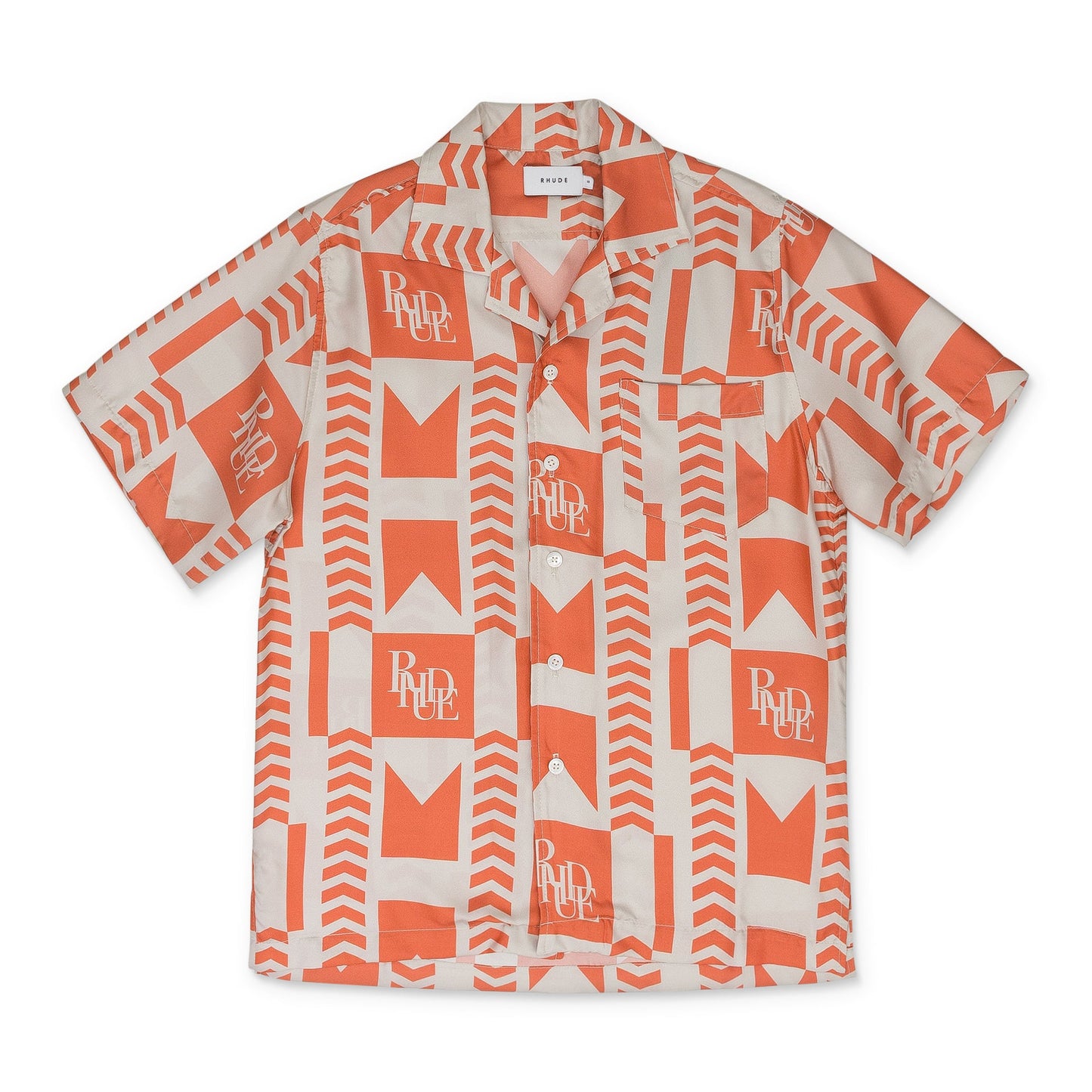 ORANGE GRASSE BUTTON-DOWN SHIRT