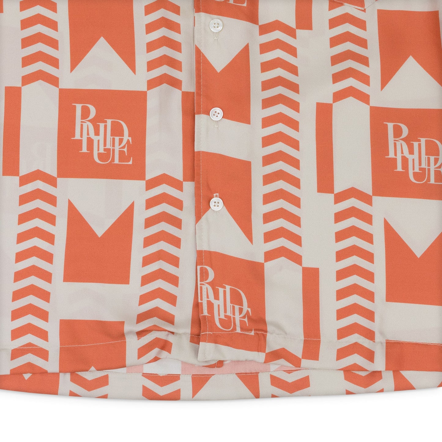 ORANGE GRASSE BUTTON-DOWN SHIRT