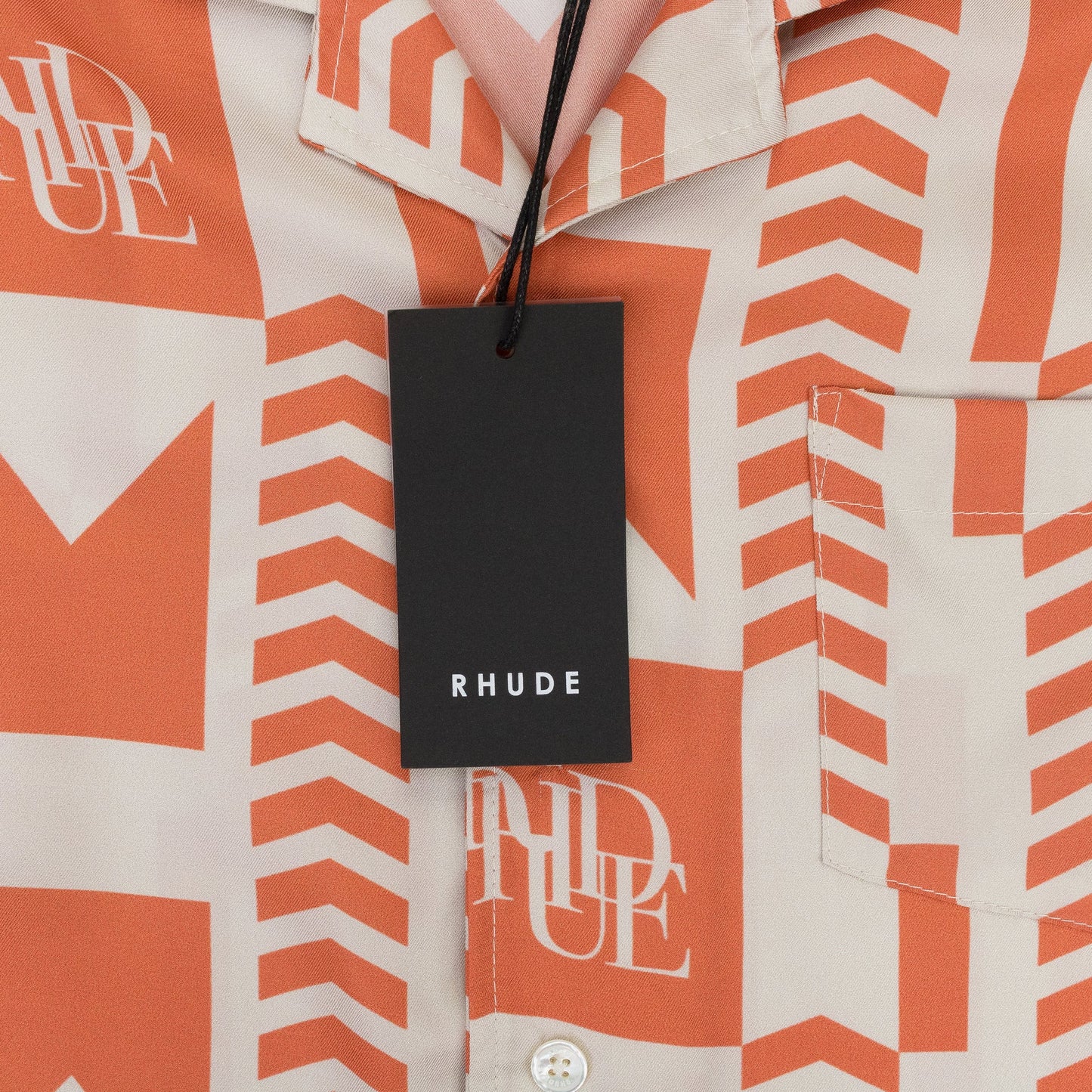 ORANGE GRASSE BUTTON-DOWN SHIRT