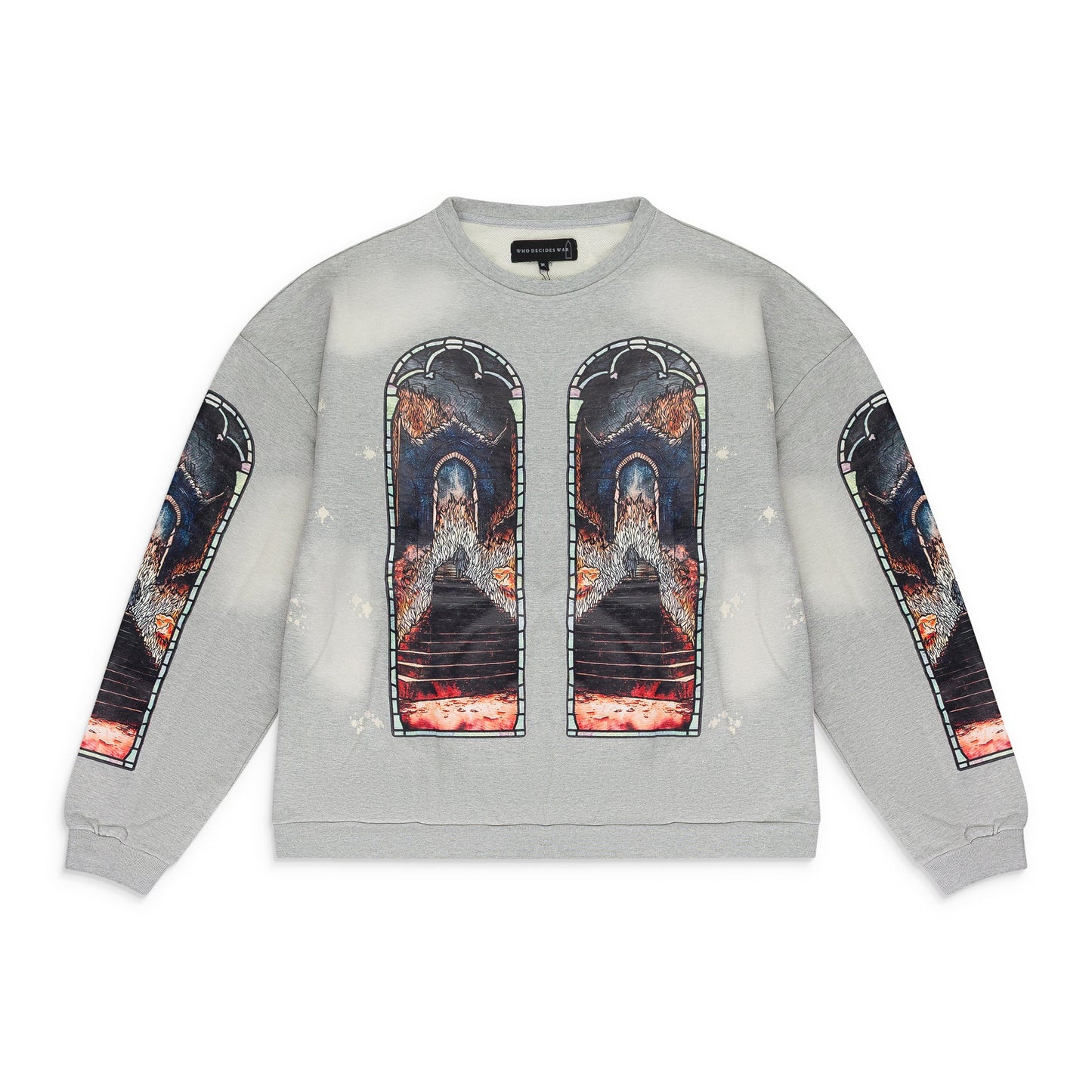SILVER DESCENT CREWNECK SWEATER