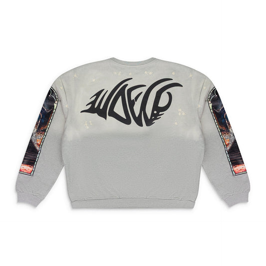 SILVER DESCENT CREWNECK SWEATER