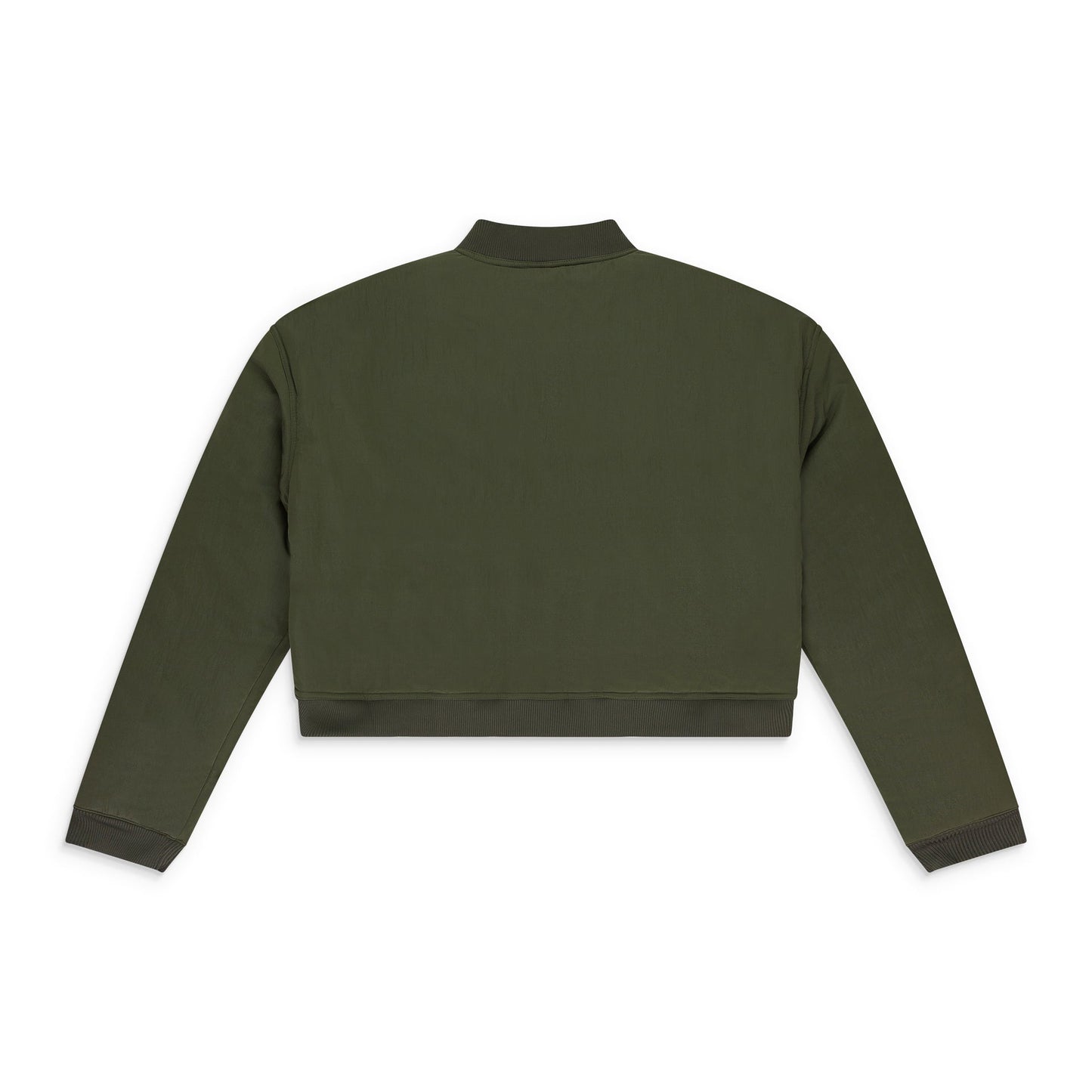 GREEN CUTOUT BOMBER