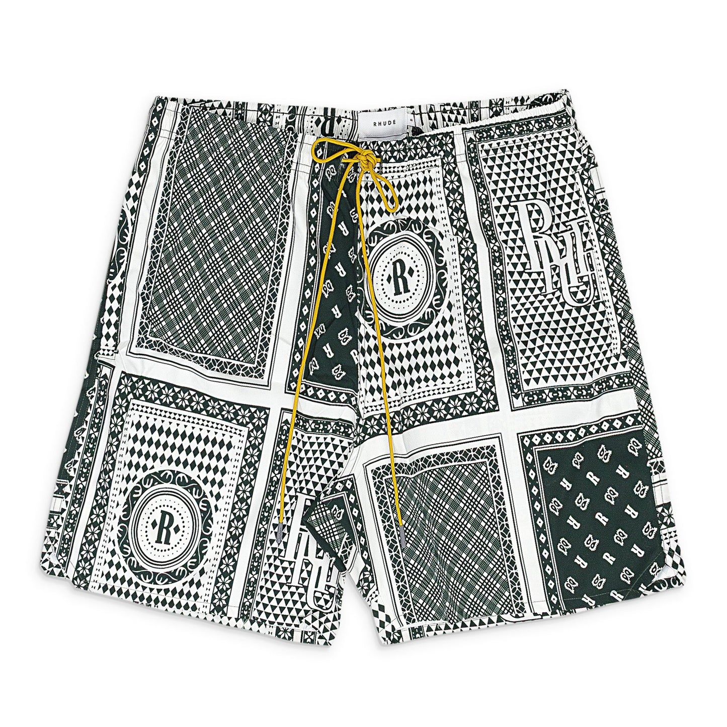 GREEN BANDANA SWIM TRUNKS SWIM TRUNKS