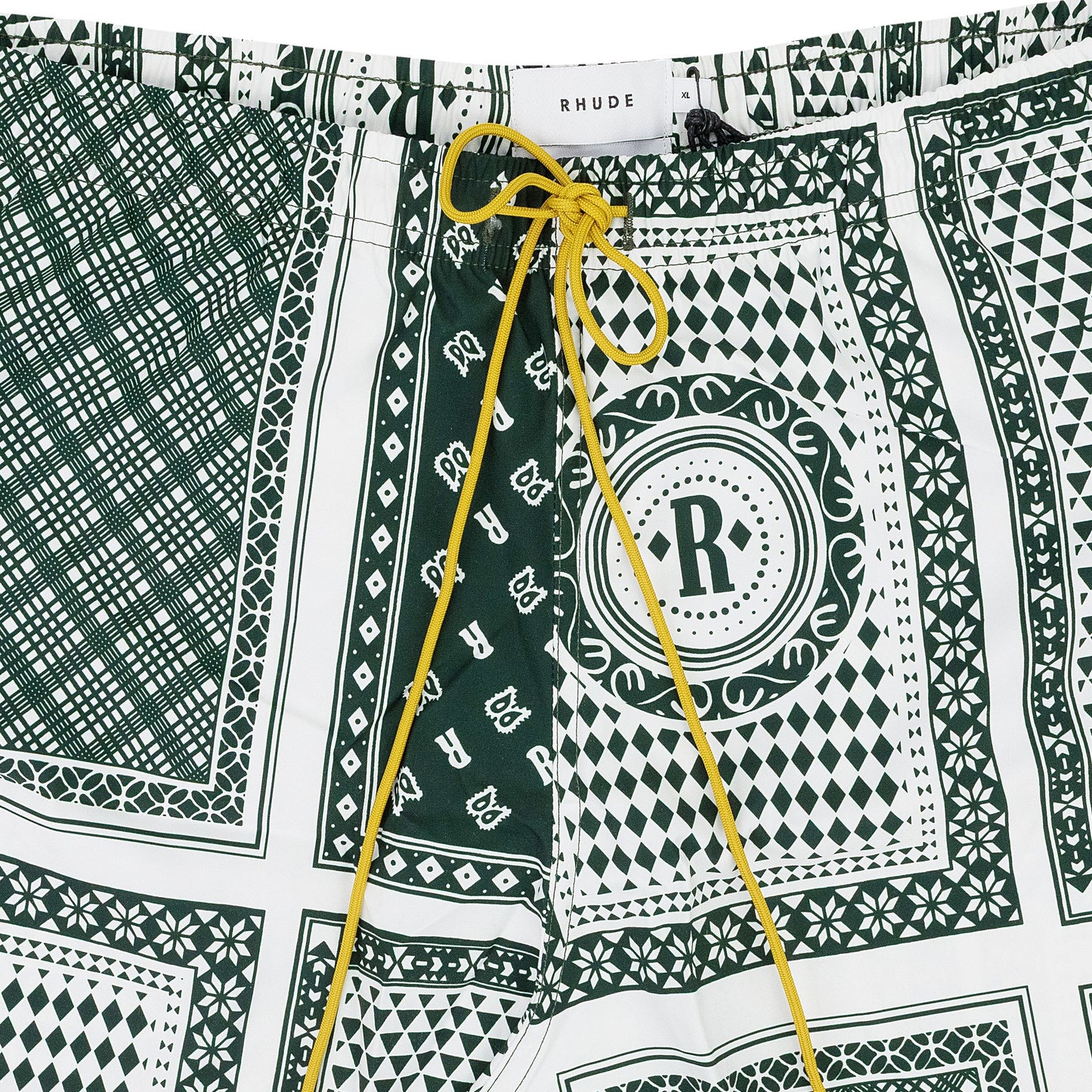 GREEN BANDANA SWIM TRUNKS SWIM TRUNKS