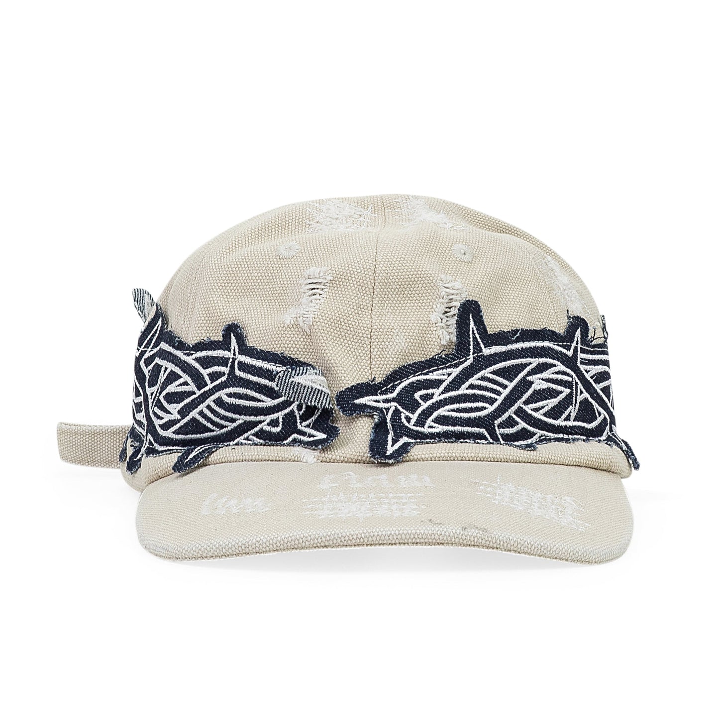 WHITE CROWN OF THORNS BASEBALL CAP
