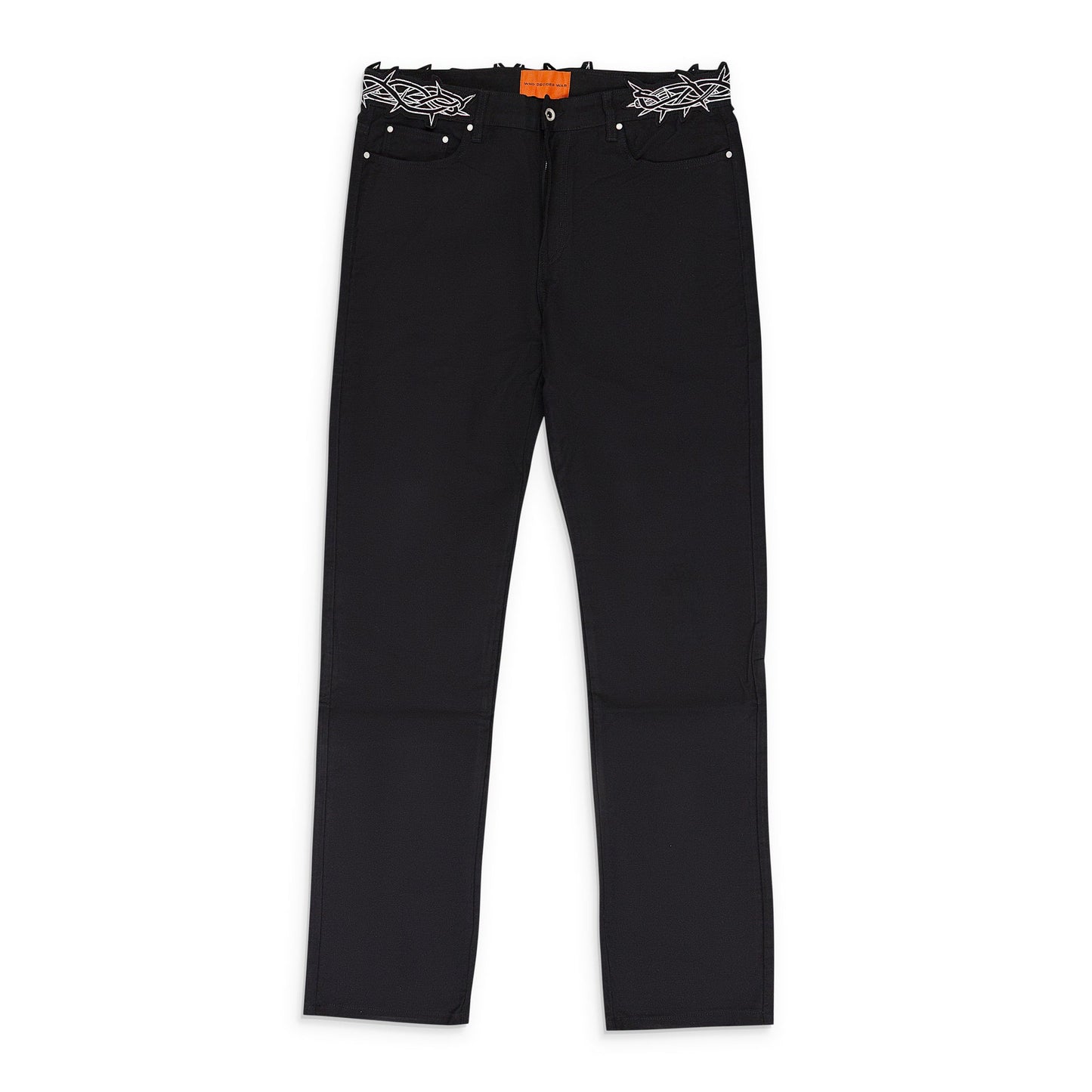 BLACK THORNED DAY PANTS