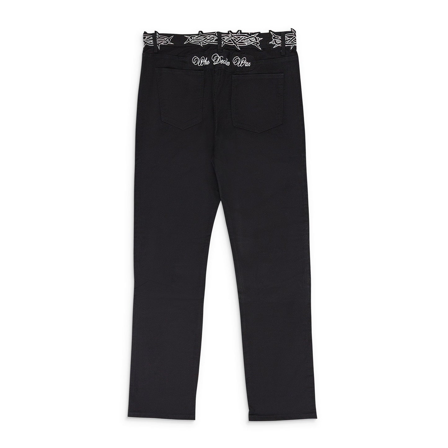 BLACK THORNED DAY PANTS